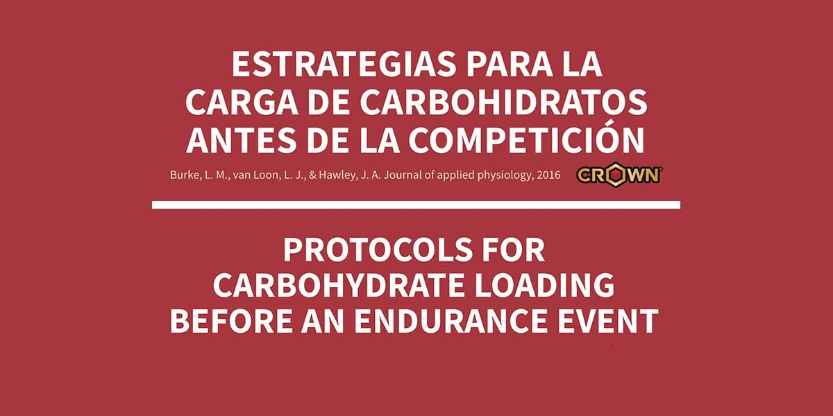 Carbohydrate Loading Before Competition