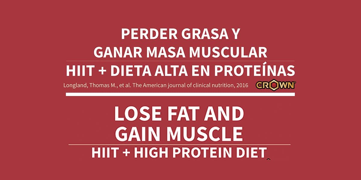 Lose Fat and Gain Muscle Mass | HIIT + High-protein Diet