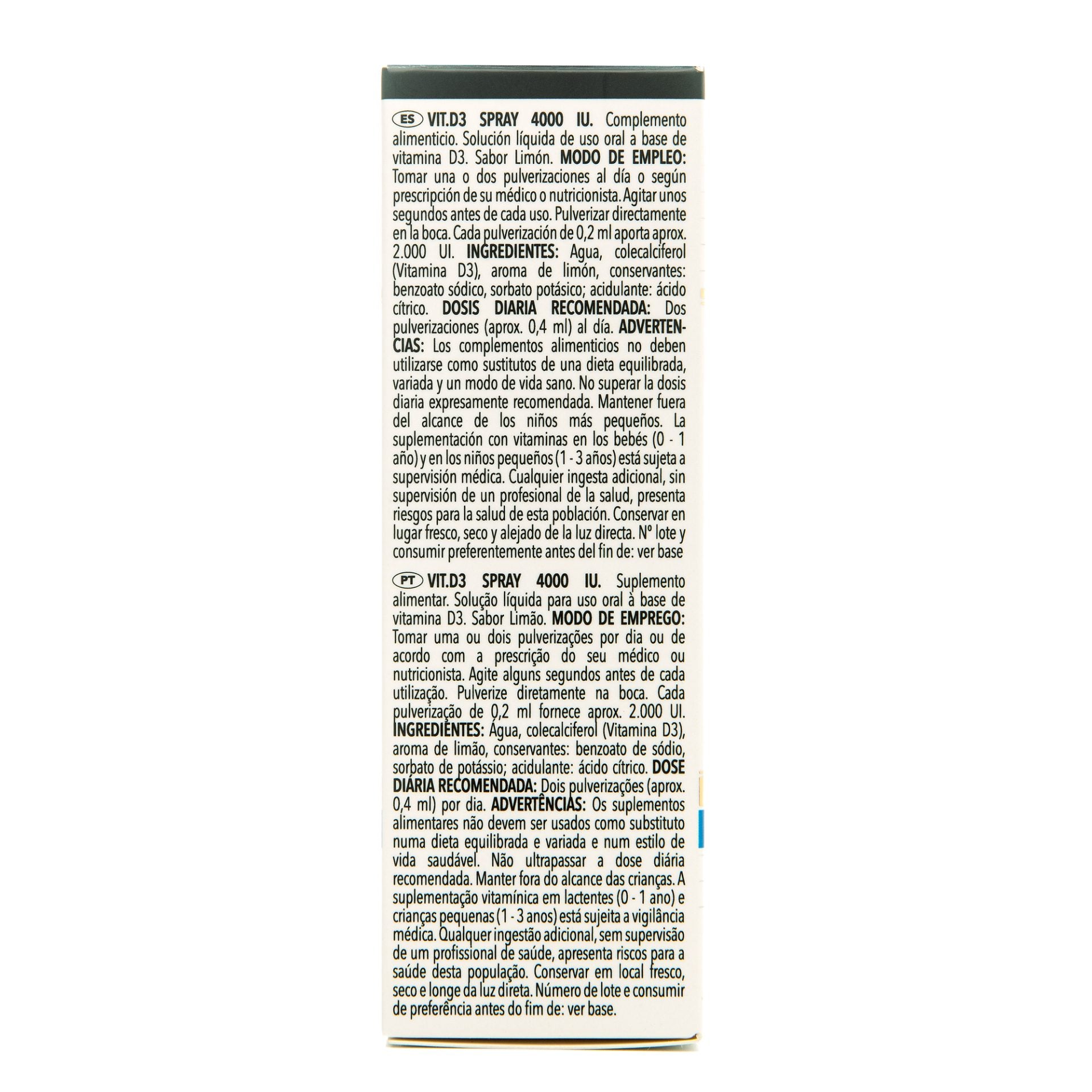 Vit D3 Spray 4000 IU RAW (no sweeteners) – product image 9