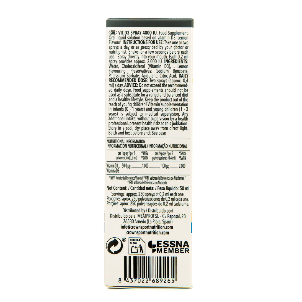 Vit D3 Spray 4000 IU RAW (no sweeteners) – product image 8