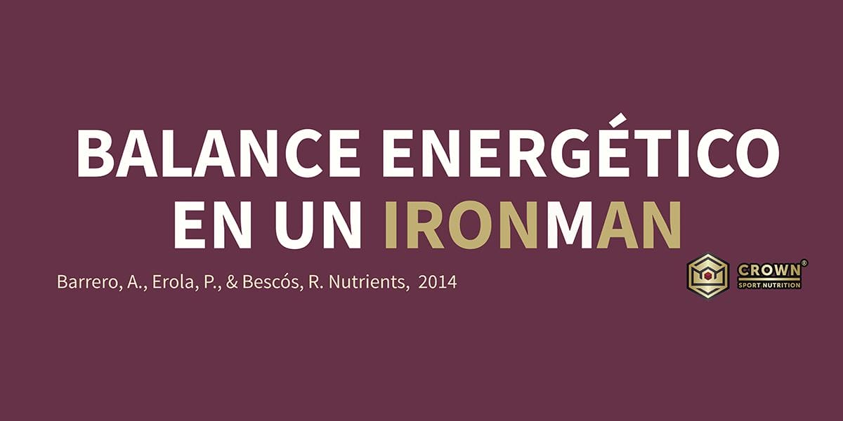 BALANCE ENERGÉTICO EN UN IRONMAN